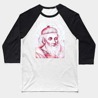 Diodorus Siculus Portrait | Diodorus Siculus Artwork | Line Art Baseball T-Shirt